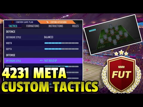 FIFA 21 PRO PLAYER POST PATCH 4231 CUSTOM TACTICS & PLAYER INSTRUCTIONS | META FUT 21 BEST FORMATION