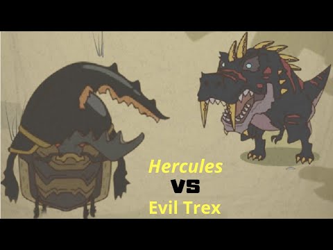 Evil Trex vs Hercules || Wild Tamer #133 || (Android,ios) Gameplay - Walkthrough - YouTube