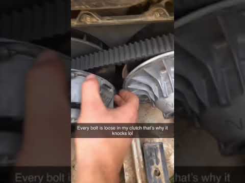 If your can am primary clutch knocks this is why