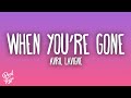 Avril Lavigne - When You're Gone