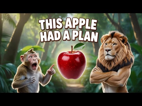 This Apple Outsmarted the Jungle 😱🍎 | Funny Animal Cartoon