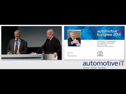 automotiveIT Kongress 2014 - Pierre Masai, CIO Toyota Motors Europe