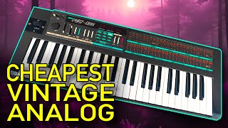 Video thumbnail for $309 💸 Vintage Analog Synthesizer Shouldn't Sound This Good | Korg Poly 800 by Vulture Culture