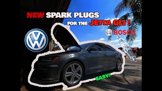 HOW TO DIY Jetta GLI Spark Plug Replacement, MK6 ! QUICK & EASY !