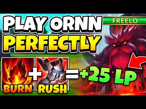 HOW TO PLAY ORNN PERFECTLY IN SEASON 16! (STOMP LANE AND WIN GAME)