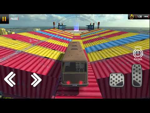 Bus Driving Games - Bus Stunts Driver 2022 / Mega Ramp Mode / Android GamePlay