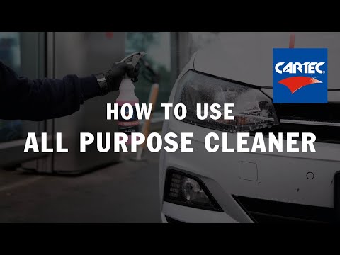 Kako koristiti Cartec All Purpose Cleaner