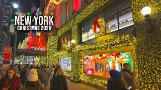 New York City 4K Walk Christmas in NYC 2025 ✨ NYC Macys Holiday Windows 2025 ✨