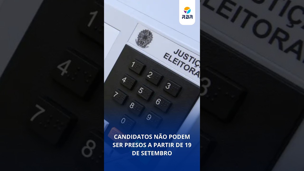 A partir de amanhã, candidatos não podem ser presos; entenda a regra