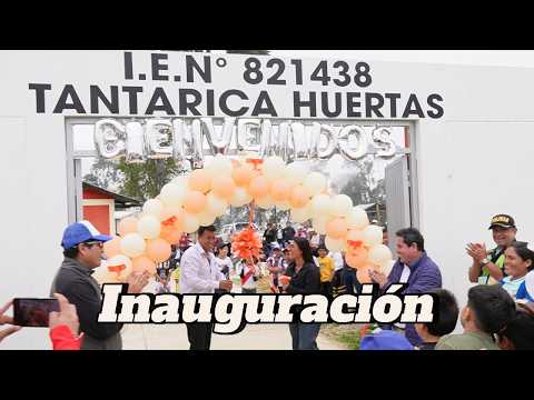 Inauguración en la I.E 821438, Sta. Cruz de Toledo Contumazá, Cajamarca #caxape
