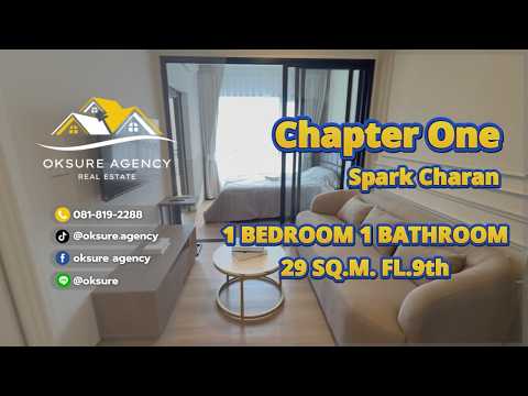 Chapter One Spark Charan, Bangkok, 80 Charan Sanitwong Rd, Bang O, Bang Phlat, Bangkok, 1 Bedroom, 29 sqm, Condo For Rent, by NATTAPHONG Yodmanotham (K. Book), 500530907 - DDproperty.com