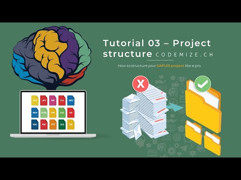 SAPUI5 Tutorial - How to structure your projects like a pro - Codemize - 2021/22