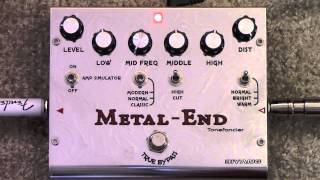Video thumbnail for Biyang Metal End Distortion Pedal Demo by Simon Smith