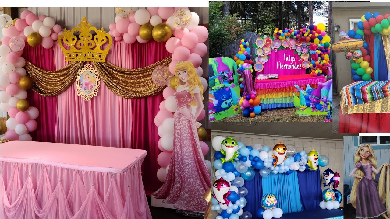 Watch 15 IDEAS DE CUMPLEAÑOS PARA NIÑA O NIÑA/DECORACIÓN con globos/centros de mesa. Now 15 IDEAS DE CUMPLEAÑOS PARA NIÑA O NIÑA/DECORACIÓN con globos/centros de mesa.