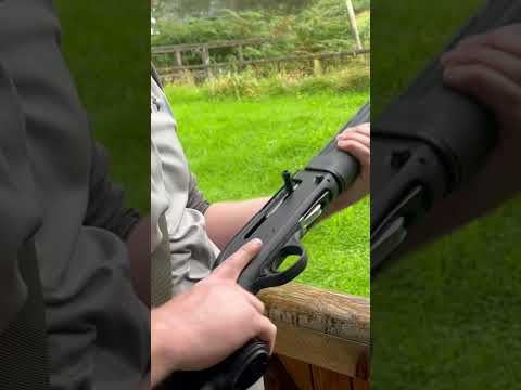 Hatsan escort magnum shooting #claypigeon #gun #shootingsports #oakedge #semiauto