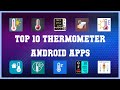 Top 10 Thermometer Android App Review