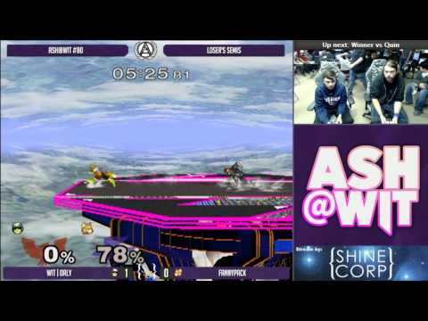 WIT | ORLY (Falcon) vs FannyPack (Fox) - ASH@WIT #80 Melee Loser's Semis