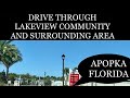 Drive Through The Lakeside Community In Apopka Florida