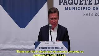 AISPURO Y SALÚM, PRESENTARON UNA SERIE DE OBRAS Y ACCIONES PARA EL MUNICIPIO DE DURANGO.