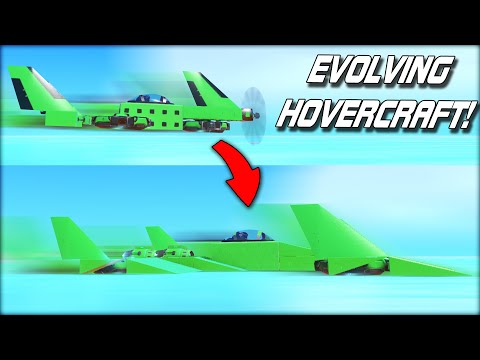 Evolving the Best Hovercraft by Survival of the Fittest! (Trailmakers Multiplayer Gameplay)