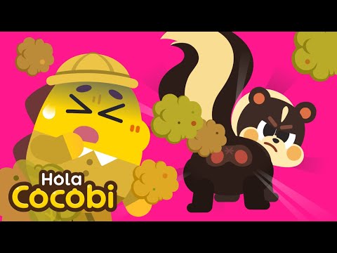 La Mofeta Apestosa🦨Canción de Animales para Niños | Kids Song | Hola Cocobi