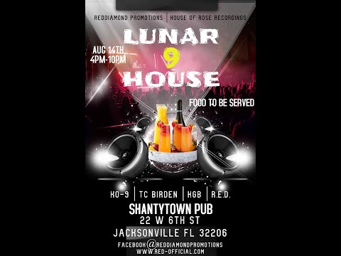 House Music Live: Lunar House 9. - DJ "R.E.D."(8:30pm-10pm)