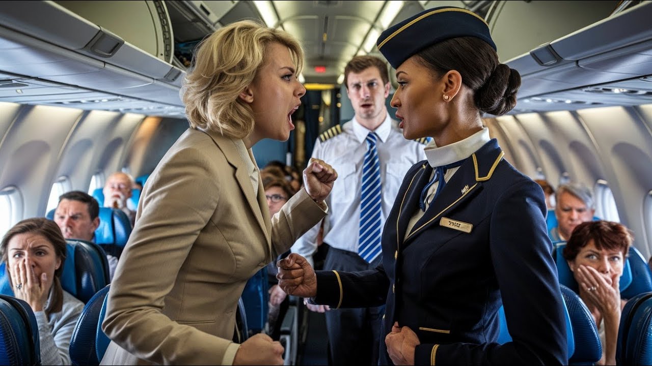 Racist Karen PUNCHES Black Female Pilot, What Happens Next Shocks Everybody...