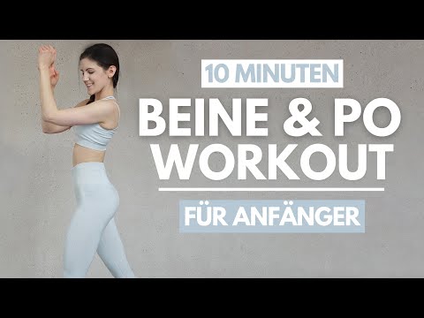 10-minute leg & butt workout for beginners / beginner workout / easy on the knees, no jumping | T...
