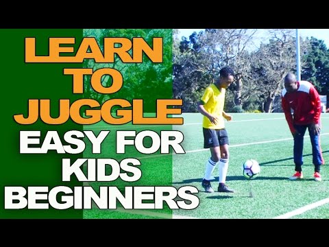 How To Juggle A Soccer Ball For Kids Beginners - Super Easy