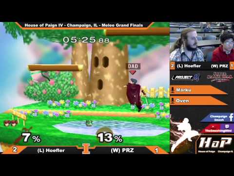 [House of Paign IV] PRZ (Jiggs+Fox) vs Hoefler (Fox+Marth) - Melee Grand Finals