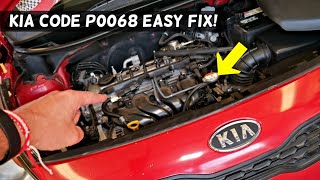 KIA CODE P0068 MANIFOLD ABSOLUTE PRESSURE SENSOR, MASS AIR FLOW SENSOR KIA FORTE RIO, OPTIMA, SOUL,