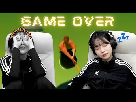 5 minutes of jo yuri questioning her life decisions while playing getting over it...