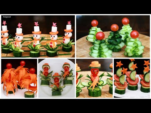 Top 6 Super Salad Decoration Ideas - Christmas Party Food Ideas