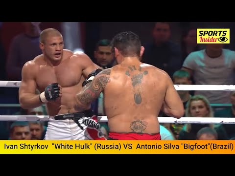 Incredible MMA Fight | Ivan Shtyrkov  "White Hulk" (Russia) VS Antonio Silva "Bigfoot"(Brazil) UFC