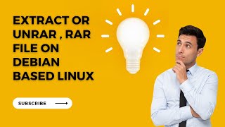 Extract or Unrar , Rar File on Debian based Linux