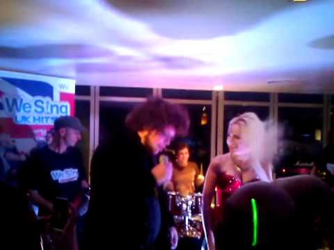 Matt Gardner ft. Kitty Brucknell at the We Sing Rock party