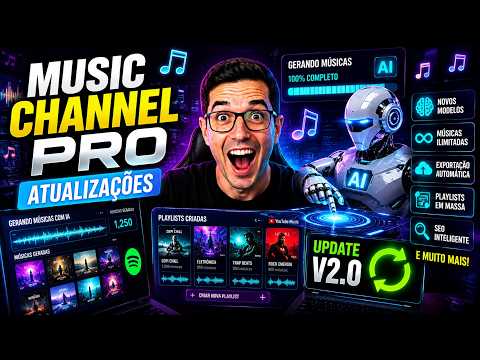 Music Channel Pro em funcionamento