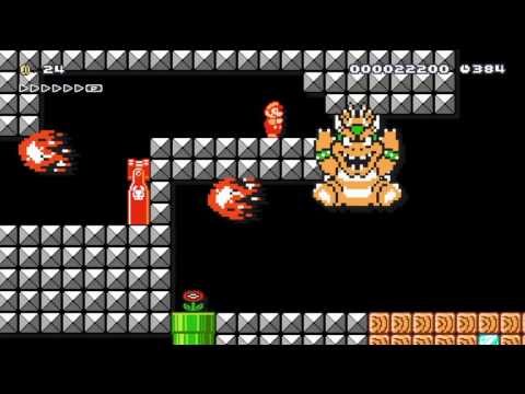 Chaos Castle by  Aaron ~ FIRST CLEAR! 一SUPER MARIO MAKER一 No Commentary 1AK