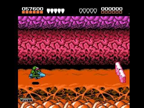 Battletoads NES Level 3 : Turbo Tunnel