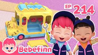 We Are Car Mechanics!🧑🏻‍🔧🛞｜EP214｜Oh No! The Bus Door Fell Off!🚌😱｜Bebef