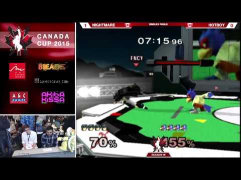 CCG2K15 - Nightmare (Link, Marth) vs Hotboy (Falco) - Melee Singles Pools