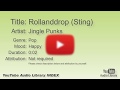 Rollanddrop Sting Jingle Punks Pop Happy YouTube Audio Library BGM