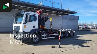 New MAN TGS 35.480 TGS 8X4 NEW! FASSI F275A Crane + HYVA 26-60 Hooklift  hook lift truck | Image 4 - Autoline