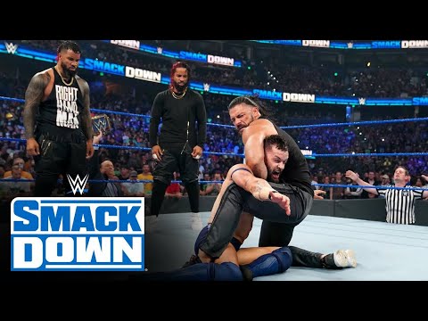 Roman Reigns attacked Finn Balor Match  - WWE Smackdown 6 August 2021 Highlights