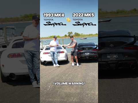 1000+WHP MK4 Supra vs. MK5 Supra REV BATTLE 🔥 #toyotasupra #toyota #supra #cars #bmw