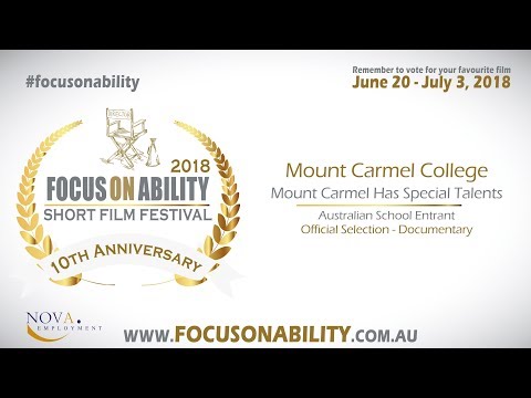 Mount Carmel Has Special Talents film thumbnail