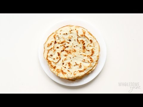 Low Carb Paleo Tortillas Recipe – 3 Ingredient Coconut Flour Wraps