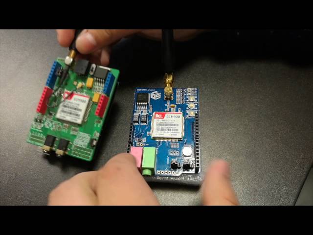 Vídeo relacionado con Módulo de Gsm Gprs con antena para sms de transmisión de datos inalámbrica, placa de desarrollo Sim900a con para interfaz TTL, para serie Stm32 y 51 (C)