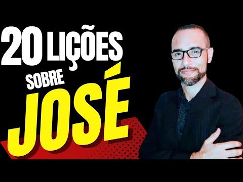 ✅ Pregação sobre José do Egito. 20 lições. Amilton Deolindo.