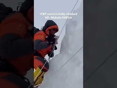 #ITBP Team successfully scales Mt. Makalu (27,838 ft) — 5th highest peak in the world #deltaforce